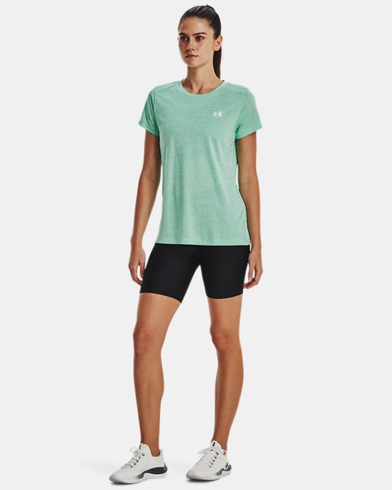 Camiseta UA Tech™ Twist para mujer, Green, pdpMainDesktop image number 2